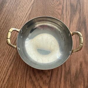 Vintage Silver and Gold Cookware